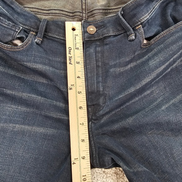 Abercrombie Fitch Women Jeans Dark Wash Slim Fit Size 10 Reg - Picture 4 of 6